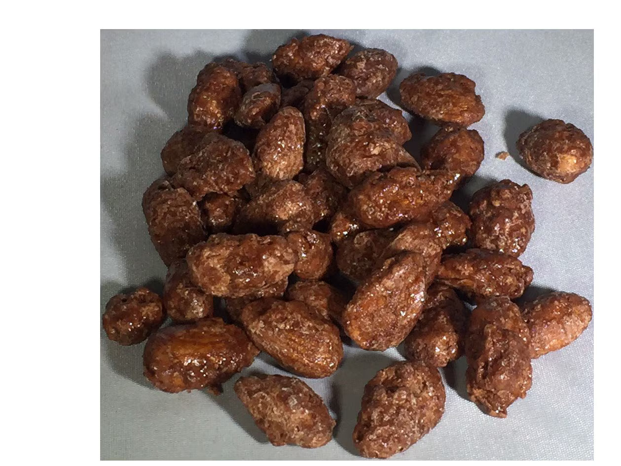 Cinnamon Glazed Almonds, Vegan Bavarian Nuts