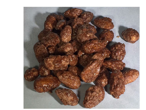 Cinnamon Glazed Almonds, Vegan Bavarian Nuts, Candied Almonds