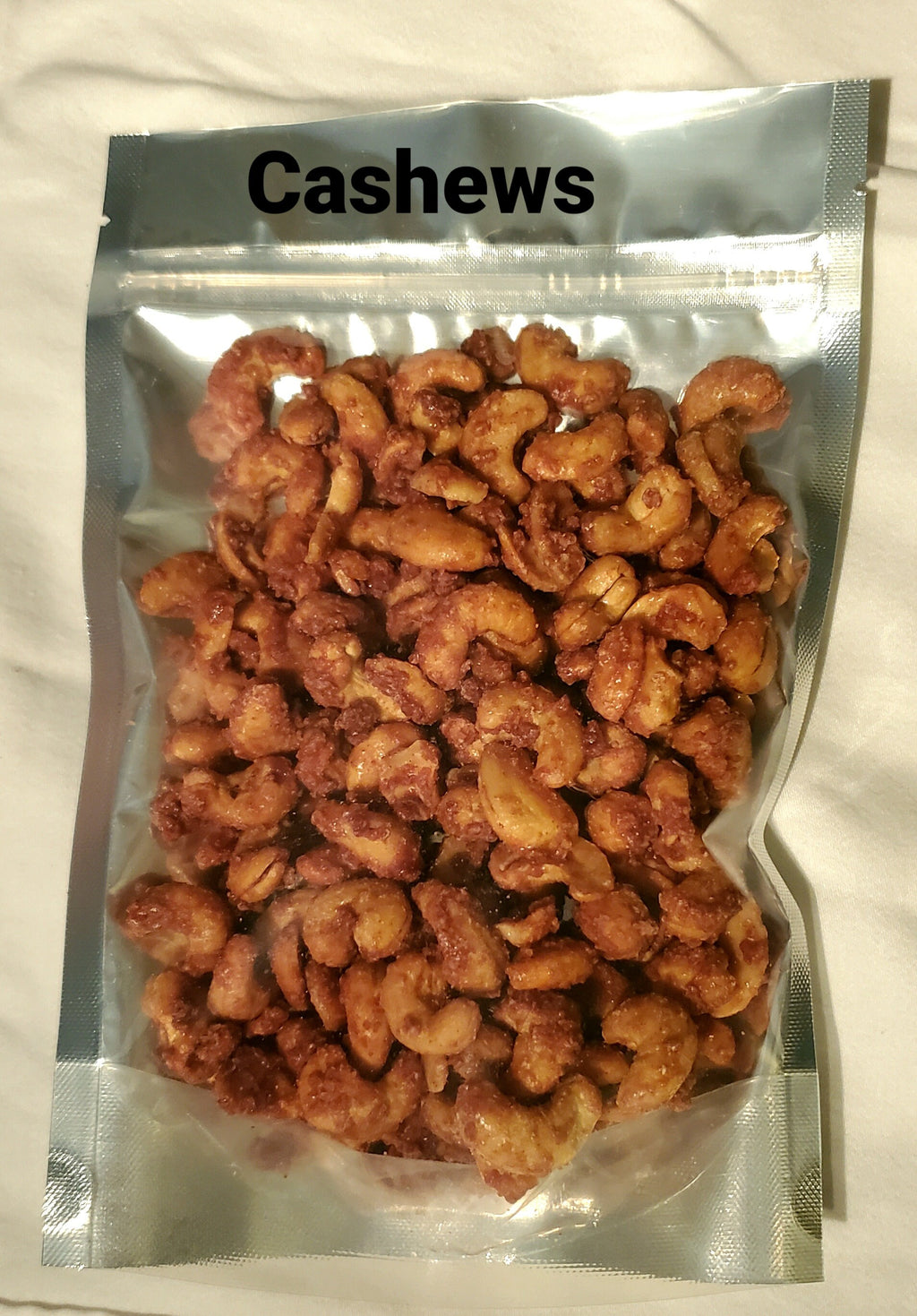 Cinnamon Glazed Roasted Cashews, Vegan Snack Gift