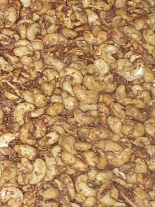 Cinnamon Glazed Roasted Cashews, Vegan Snack Gift
